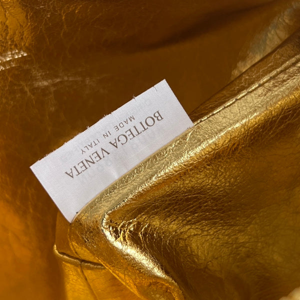 WALLACE 22 BAG GOLD METALIC CALFSKIN