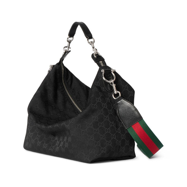 GG 26s Beatrix Medium Crossbody Bag 33cm Black Canvas