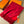 DOUBLE-FACE SCARF 200 CM IN CRIMSON RED CASHMERE