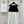 Celine 25 Bow Dress Black mix White Silk