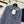 CC Striped Shirt & Knitted Shawl Blue White Cotton 344723