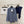CC Striped Shirt & Knitted Shawl Blue White Cotton 344723