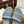 cd slide pastel blue calfskin embroidered cotton