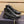 CD COMBAT ANKLE BOOT BLACK AND BEIGE POLISHED CALFSKIN