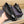 CD COMBAT DERBY SHOE BLACK AND BEIGE POLISHED CALFSKIN