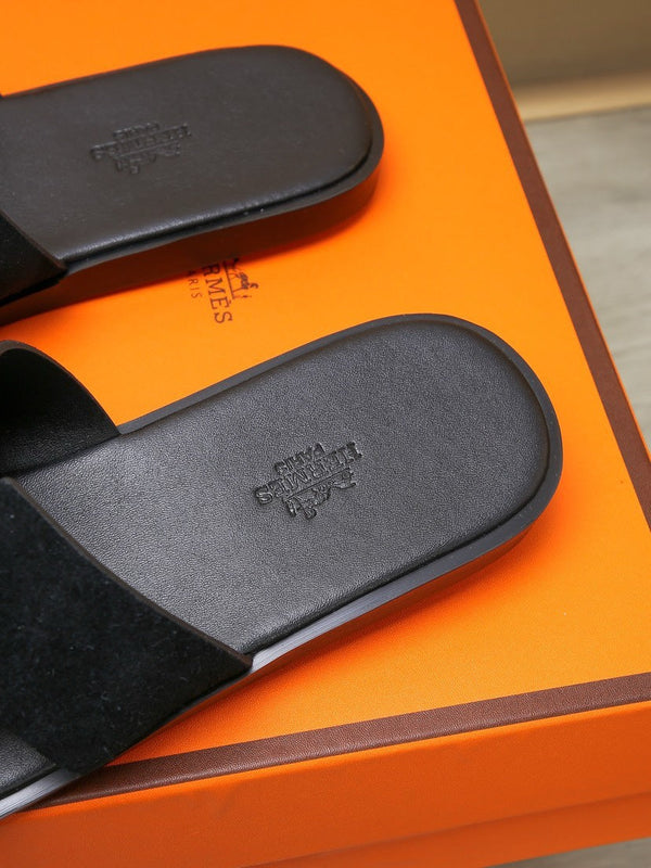 HM IZMIR SANDAL BLACK SUEDE
