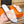 HM ORAN SANDAL WHITE AND TANGERINE LAMBSKIN