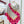 LV Double-sided Scarf 140cm White Pink Cashmere 971048