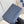WALLET POCKET ORGANIZER AEROGRAM 11CM BLUE CALFSKIN