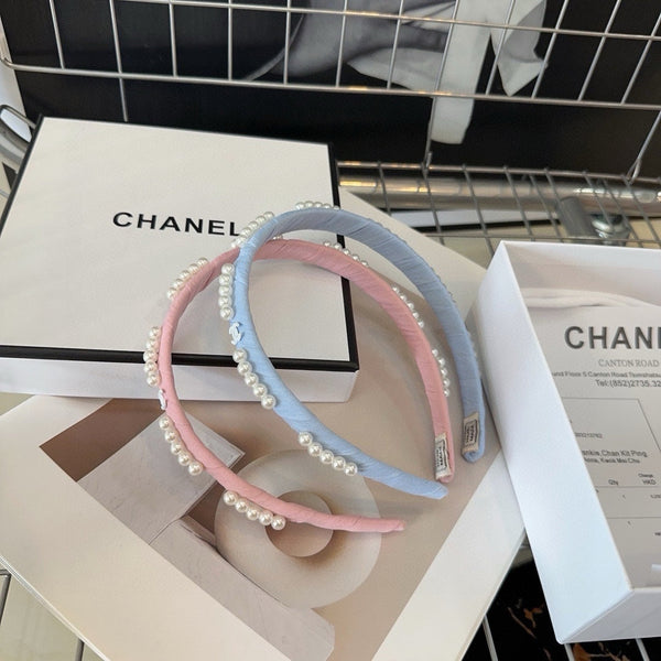 HEADBAND BLUSH PINK SILK 168621