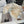 BEIGE CREAM VOILE FABRIC AND RESIN CLAW CLIP 432859