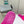 POOL SLIDE SANDAL IN JELLY PINK RUBBER