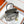 HM Garden Party Mini 23cm Bag Gris Neve Togo Cream Canvas