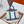 HM Garden Party 30cm Bag Blue Togo Cream Canvas