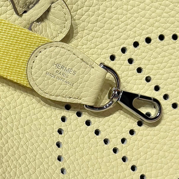 Hermes Evelyn 18 Bag Milton Yellow Epsom Leather 255527
