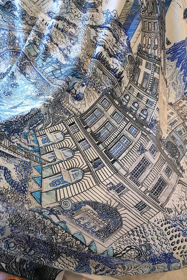 SCARF 140 CM COLORFUL 393125