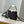 CAPUCINES MINI 21 IN BLACK MIX WHITE TAURILLON GOLD HARDWARE