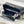 CAPUCINES EAST-WEST MINI 22 IN BLACK SHEEPSKIN CRYSTAL AND SILVER HARDWARE