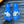 LV SLIPPERS IN COBALT BLUE MONOGRAM CALFSKIN