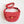 CC Houndstooth 30 Hobo Bag Red Wool Tweed