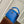 CAPUCINES MINI 21 COBALT BLUE TAURILLON GOLD HARDWARE