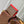 GASTON WEARABLE WALLET 18 IN BROWN MONOGRAM CANVAS MIX RED CALFSKIN