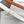 CL Brown 25mm Triomphe Enamel Saddle Brown White Cowhide 615280