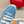 LV Skate Sneakers Blue Metallic and Perforated Calf Leather 528546