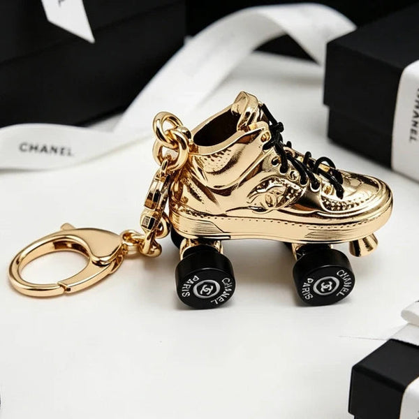 CC Gold Roller Skate Charm
