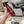 TRIANGLE LOGO PUMPS IN CURRANT RED GLOSSY CALFSKIN