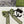 RIBBON BOW HAIR CLIP IN OLIVE GREEN RE-NYLON ATTACHED PEARL 358261