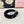 THICK HEADBAND WITH DIAMOND LOGO IN BLACK PLUSH FABRIC 412484