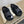 HM Men's Electric Sandals Black Suede Calfskin 602591