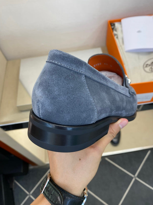 HM Men's Colette Loafer Charcoal Grey Suede 680424