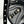 LE CAGOLE LARGE SHOULDER BAG 33 WITH RHINESTONES IN BLACK ARENA LAMBSKIN SILVER HARDWARE