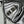LE CAGOLE SMALL SHOULDER BAG 26 WITH RHINESTONES IN SILVER METALLIC ARENA LAMBSKIN
