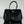 BEL AIR CARRY ALL BAG 29 IN BLACK NAPPA LAMBSKIN SILVER HARDWARE