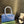 SAINT MARTIN BAG 35 IN BLUE GOYARDINE CANVAS AND CALFSKIN