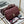 MY CD 24 TOP HANDLE BAG BURGUNDY LAMBSKIN