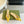 GG HORSEBIT SLINGBACK BALLET FLAT LEMON CANVAS