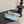 Miu Ballet Flat With Floral Crystal Light Sky Blue Silk