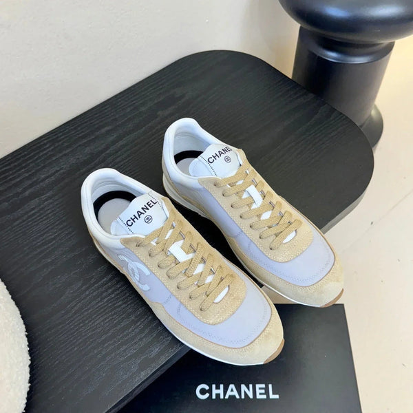 CC 26s Platform Sneakers Ivory Light Beige Sheepskin 627227
