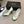 CC 26s Square Toe Pump White Green Sheepskin 835676
