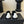 CC 26ss Ballet Flat Black White Lambskin 835690