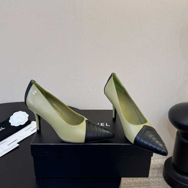 CC 26ss Pump Black Olive Lambskin 835698