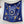 Pampa Scarf 90 CM In Dark Blue Colorful Silk 196204