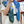 Faubourg Party Scarf 90 CM In Blue Colorful Silk Twill  198582