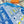 Faubourg Party Scarf 90 CM In Blue Colorful Silk Twill  198582