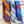 Rocabar De Rire Scarf 90 CM In Blue Colorful Silk Twill 206453