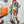 Locomotion Shawl 90 CM In Colorful Silk Twill  225468